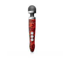 Вібромасажер DOXY Die Cast 3R ROSE PATTERN, дуже потужний, живлення 220В, металевий корпус