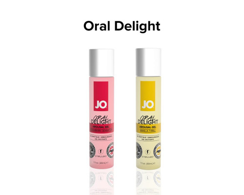 Гель для оральных ласк System JO Oral Delight - Vanilla Thrill (30 мл), эффект холод-тепло