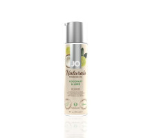 Масажна олія System JO – Naturals Massage Oil – Coconut & Lime з натуральними ефірними оліями (120 м