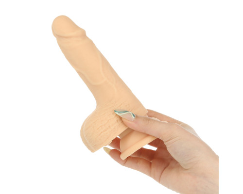 Фалоімітатор з пульсацією Naked ADDICTION 6.5" Thrusting Dong With Remote