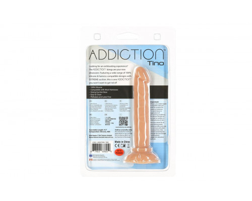 Фалоімітатор ADDICTION Tino 5.25” Silicone Dildo (13,3 см)