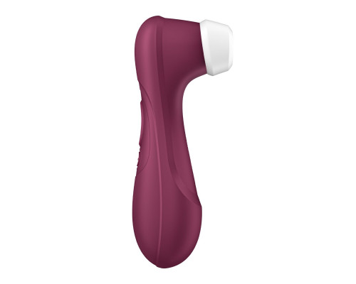 Вакуумний вібратор, кліторальний стимулятор Satisfyer Pro 2 Generation 3 with Liquid Air Connect App Wine Red