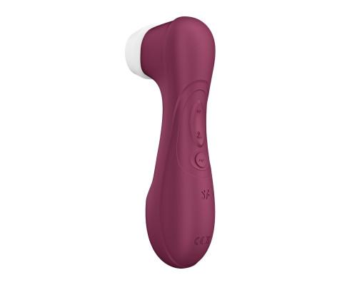 Вакуумний вібратор, кліторальний стимулятор Satisfyer Pro 2 Generation 3 with Liquid Air Connect App Wine Red