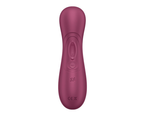 Вакуумний вібратор, кліторальний стимулятор Satisfyer Pro 2 Generation 3 with Liquid Air Connect App Wine Red