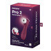 Вакуумний вібратор, кліторальний стимулятор Satisfyer Pro 2 Generation 3 with Liquid Air Connect App Wine Red