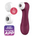 Вакуумний вібратор, кліторальний стимулятор Satisfyer Pro 2 Generation 3 with Liquid Air Connect App Wine Red
