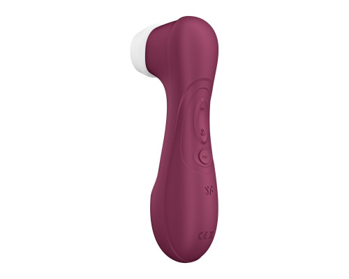 Вакуумний вібратор, кліторальний стимулятор Satisfyer Pro 2 Generation 3 with Liquid Air Wine Red