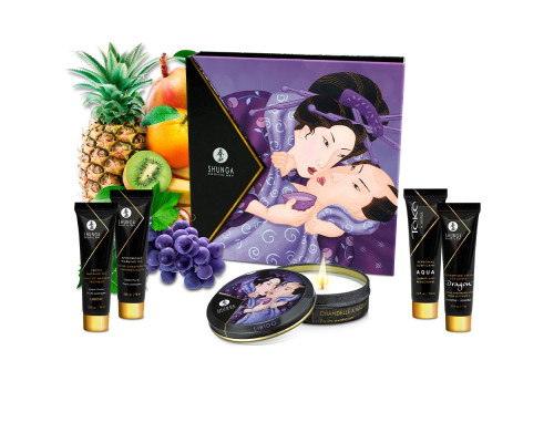 Подарочный набор Shunga GEISHAS SECRETS – Exotic Fruits: для шикарной ночи вдвоем