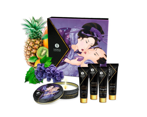 Подарочный набор Shunga GEISHAS SECRETS – Exotic Fruits: для шикарной ночи вдвоем