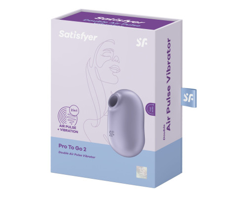 Вакуумний стимулятор Satisfyer Pro To Go 2 Violet
