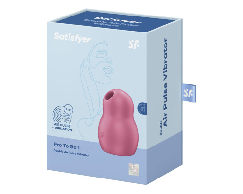 Вакуумний стимулятор Satisfyer Pro To Go 1 Red