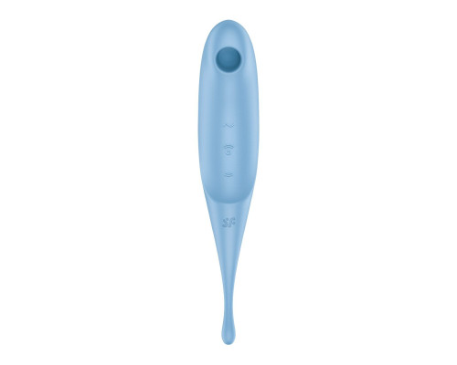 Вакуумний стимулятор Satisfyer Twirling Pro Blue