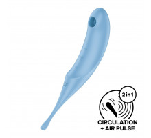 Вакуумний стимулятор Satisfyer Twirling Pro Blue