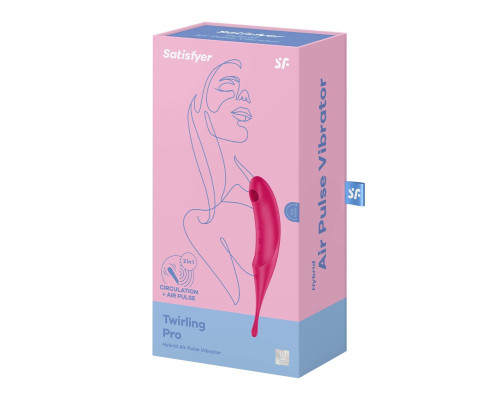 Вакуумний стимулятор Satisfyer Twirling Pro Red