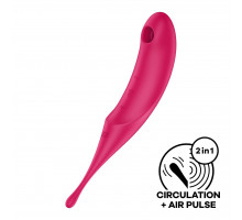 Вакуумний стимулятор Satisfyer Twirling Pro Red