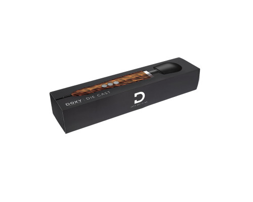 Вібромасажер DOXY Die Cast TIGER, потужний, живлення 220В, металевий корпус