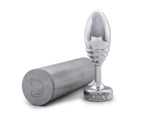 Анальная пробка DOXY Butt Plug RIBBED