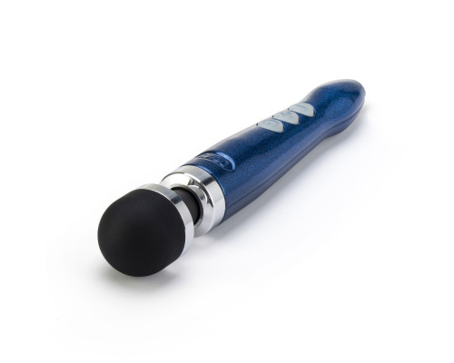 Вібромасажер DOXY Die Cast 3R Blue Flame, дуже потужний, живлення 220В, металевий корпус