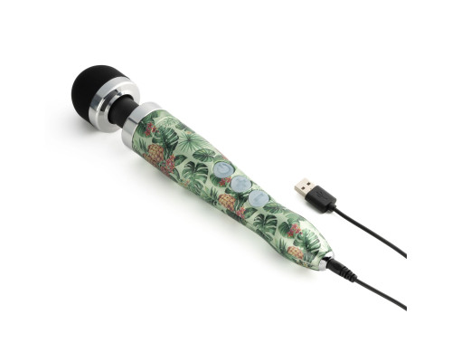 Вібромасажер DOXY Die Cast 3R PINEAPPLE, дуже потужний, живлення 220В, металевий корпус