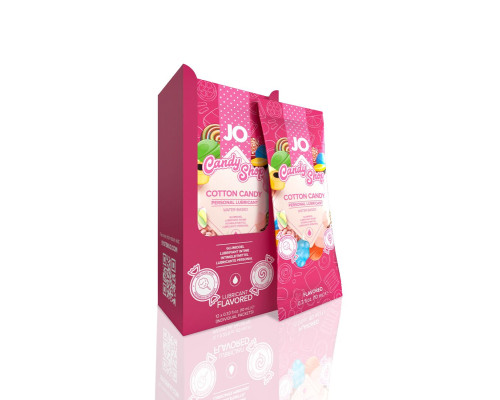 Набір лубрикантів Foil Display Box – JO H2O Lubricant – Strawberry – 12 × 10ml – підходять для ораль