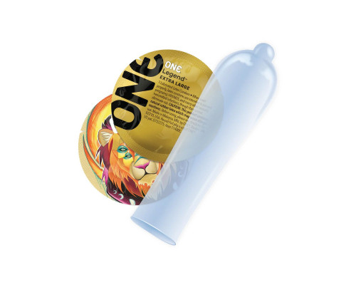 Презервативи ONE Legend Extra Large 12 шт, подарункова упаковка тюб