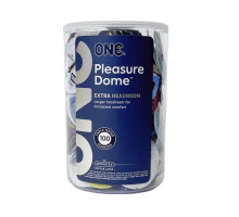 Набір презервативів ONE Pleasure Dome 100 шт, мегапак тюб