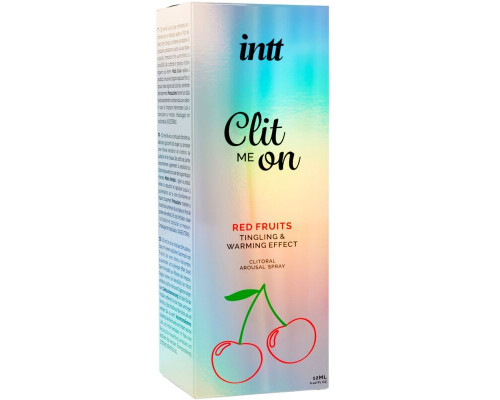 Возбуждающий спрей для клитора Intt Clit Me On Red Fruits Tingling & Warming Effect 12 мл