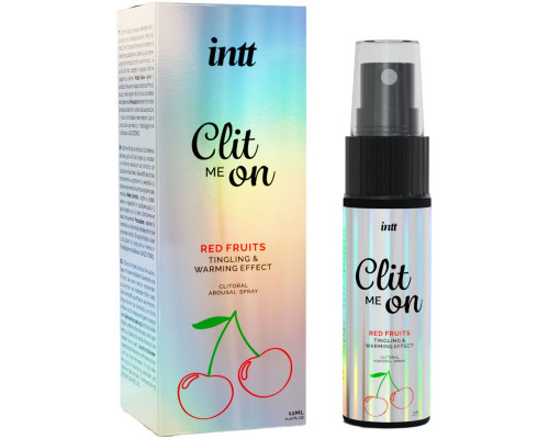 Возбуждающий спрей для клитора Intt Clit Me On Red Fruits Tingling & Warming Effect 12 мл