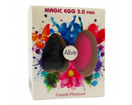 Віброяйце Alive Magic Egg 3.0 Pink із пультом ДУ