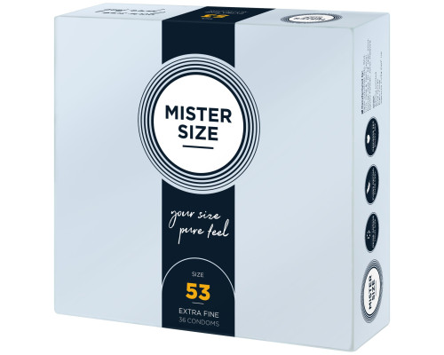 Презервативы Mister Size 53 (36 pcs)