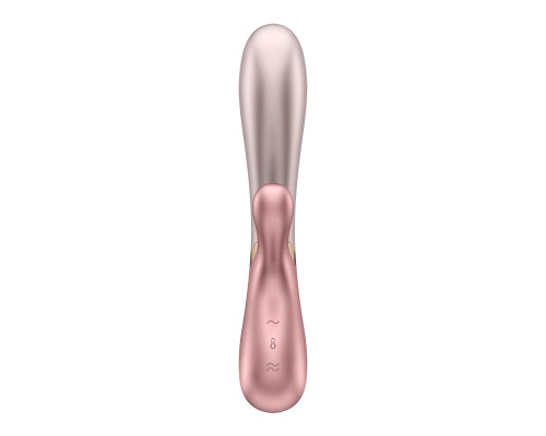 Смарт вібратор-кролик із підігрівом Satisfyer Hot Lover Pink