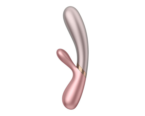 Смарт вібратор-кролик із підігрівом Satisfyer Hot Lover Pink