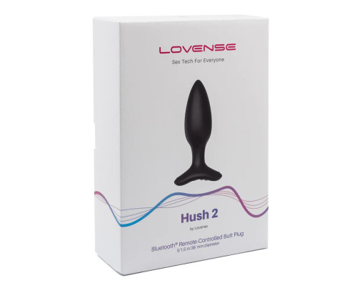 Анальна смарт вібропробка Lovense Hush 2, розмір S