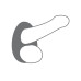 Эрекционное кольцо Dorcel Liquid-Soft Teardrop для члена и мошонки, soft-touch силикон