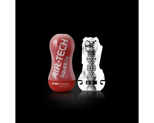 Мастурбатор Tenga Air-Tech Squeeze Regular, стисливий корпус, щільніший вхід