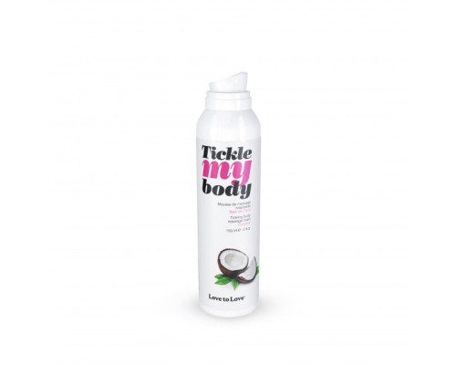 Масажна піна Love To Love TICKLE MY BODY COCONUT (150 мл) зволожуюча