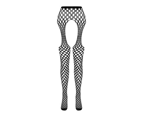 Еротичні колготки-бодістокінг Passion ECO S003 black