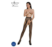 Еротичні колготки-бодістокінг Passion ECO S003 black