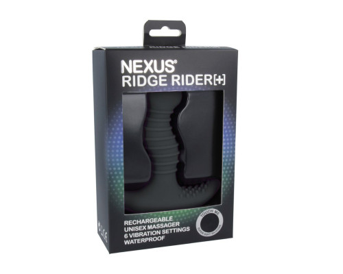 Масажер простати з вібрацією Nexus Ridge Rider Plus Black