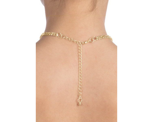 Кольє зі стразами Bijoux Pour Toi - Audrey Gold