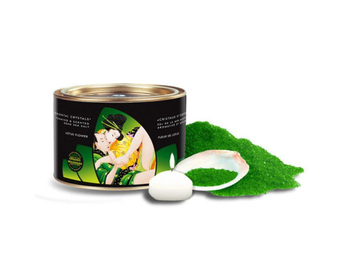 Сіль для ванни Shunga Oriental Crystals Bath Salts ORGANIC – Lotus Flower (600 г) сіль Мертвого мор