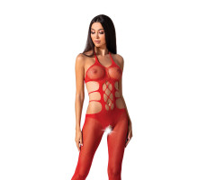 Эротический бодистокинг Passion BS084 red