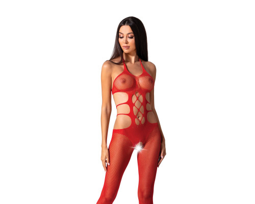 Эротический бодистокинг Passion BS084 red