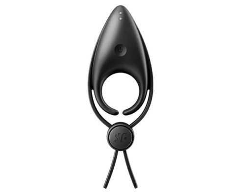 Эрекционное виброкольцо лассо с регулировкой размера Satisfyer Sniper Black