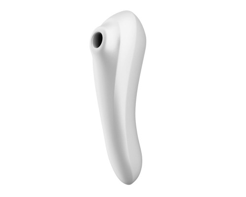 Смарт-вібратор та вакуумний стимулятор 2в1 Satisfyer Dual Pleasure White