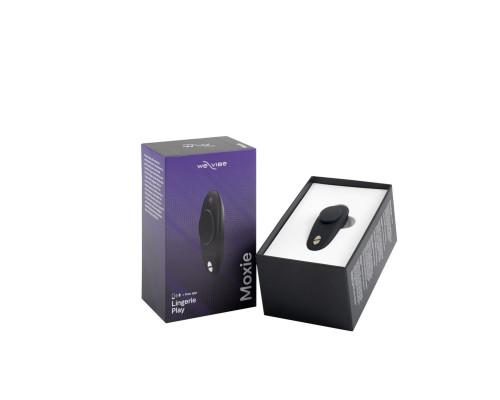 Смарт-вібратор у трусики We-Vibe Moxie Satin Black з пультом ДК