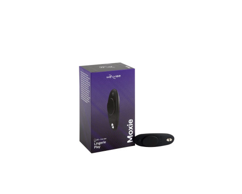 Смарт-вібратор у трусики We-Vibe Moxie Satin Black з пультом ДК