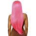 Leg Avenue Long straight center part wig neon pink
