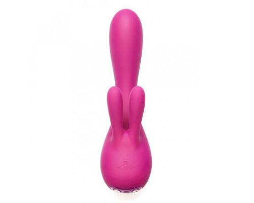 Вібратор-кролик Je Joue - Fifi Fuchsia з трьома моторами, глибока вібрація