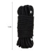 Мотузка для BDSM BTB Bondage Rope Black, довжина 10 м, діаметр 65 мм, поліестер